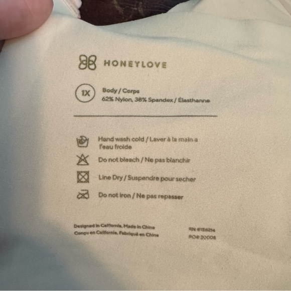 HONEYLOVE Silhouette Bra Blush Pink - Picture 5 of 7